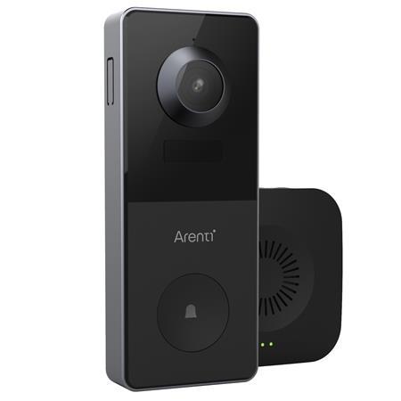 جرس باب ذكي انتركوم مع كاميرا Arenti Vbell1 Video Doorbell With Chime بدقة 2k