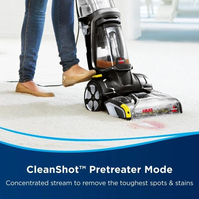 مكنسة بيسيل بروهيت x2 ريفوليوشن تربو لغسيل السجاد BISSELL ProHeat 2X Revolution Cleanshot Deep Carpet Cleaner - SW1hZ2U6OTcwNTc3