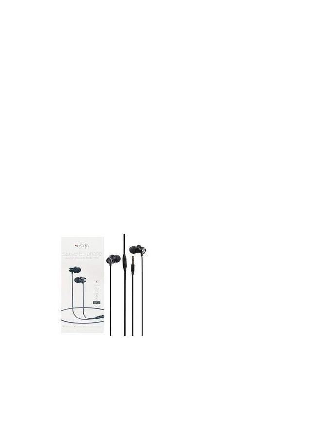 سماعات سلكية أسود YH31 Wired In-Ear Headphone - Yesido - SW1hZ2U6NTQ1MjE1
