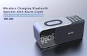 ساعة ذكية مع شحن لاسلكي وسبيكر sound wireless music alarm clock Night light portable wireless charging speaker WD500 - SW1hZ2U6NTM5NTE0