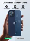 كفر موبايل ايفون ( 6.7" ) يدعم Magsafe - ازرق UGREEN -  Silicone Phone Case For iPhone 12 Pro Max - SW1hZ2U6NTQ2Mjky