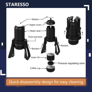 صانعة القهوة المحمولة STARESSO Portable Coffee Maker
