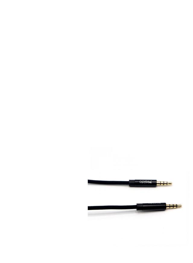 كيبل AUX أسود  Male To Male Audio Cable - Yesido - SW1hZ2U6NTQ1MDA5