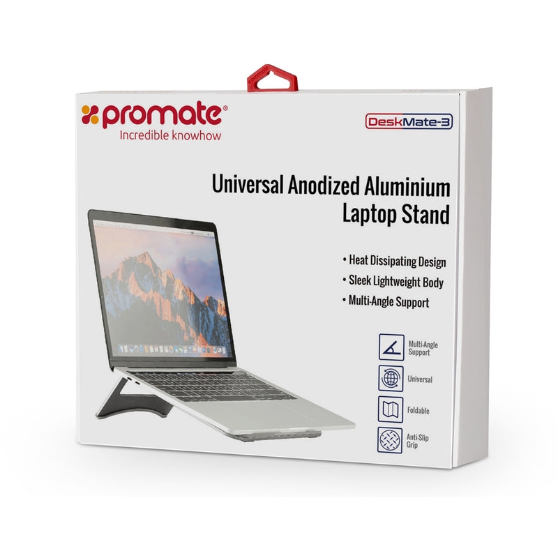 ستاند لابتوب ألمنيوم متغير الارتفاع Promate Universal Anodized Aluminum Laptop Stand