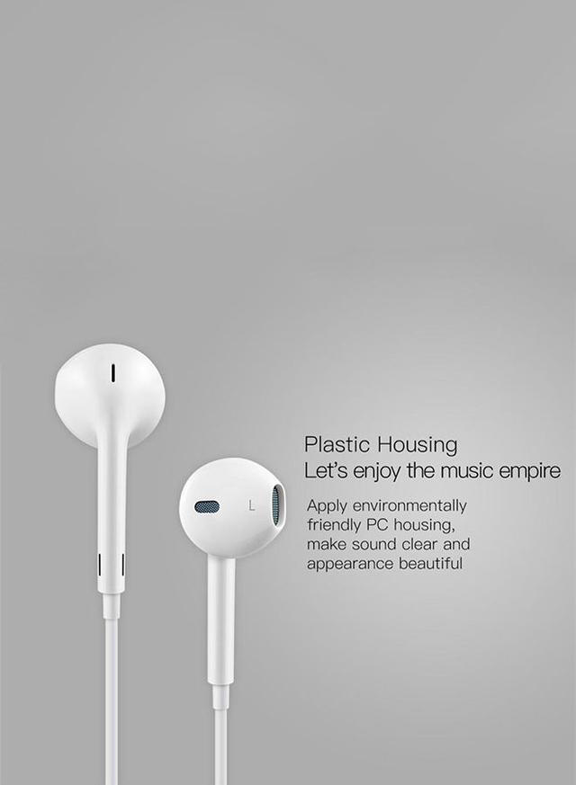 سماعات سلكية اصلية أبيض | Yesido In-Ear Wired Earphones - SW1hZ2U6NTQ1MTk1