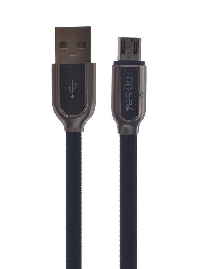 كيبل نقل بيانات و شحن من USB-A الى Micro أسود D 105 USB-A To Micro USB Data Sync Charging Cable - Yesido