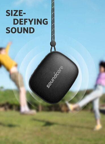 مكبر صوت بحجم صغير - أسود Icon Mini Waterproof Bluetooth Speaker With Explosive Sound - A3121H11 - Soundcore - 5}