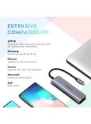 UGREEN USB C Hub 6-IN-1 to HDMI 4K 30Hz Adapter with 2 USB 3.0 Ports SD TF Card Reader 100W USB-C Power Delivery for M1 MacBook Pro Air iPad Pro 2021 iPad Air 4 XPS Grey - SW1hZ2U6NTQwMDkw