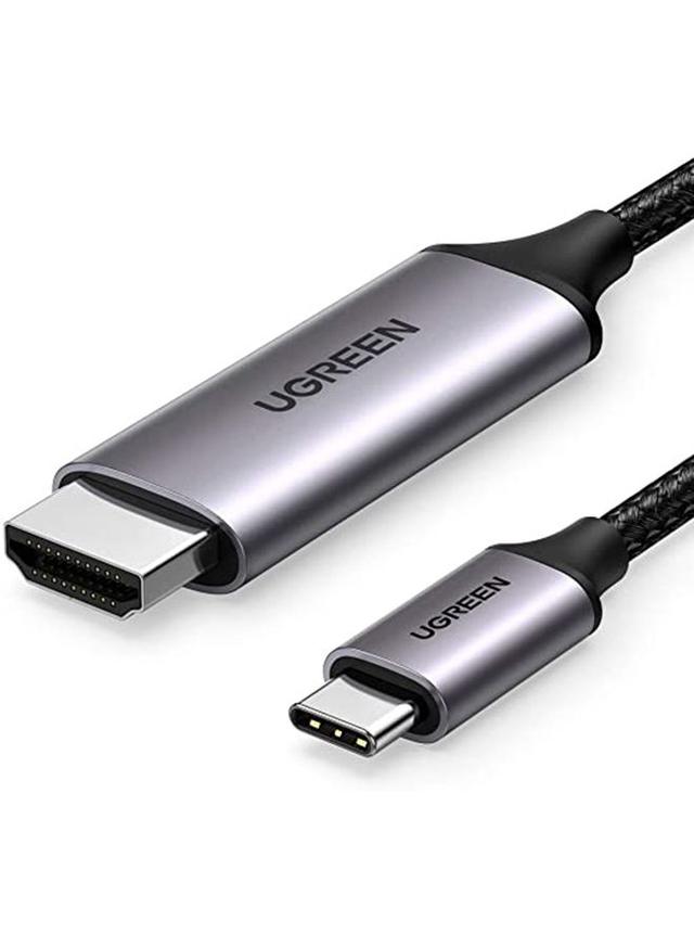 UGREEN USB C to HDMI Cable 3M USB 3.1 Type C Thunderbolt 3 to HDMI 4K 60Hz UHD Adapter Aluminum Shell Converter for iPad Mini 6 Macbook Pro 2021 Huawei P20 Mate 20 black - SW1hZ2U6NTQ1NDk1