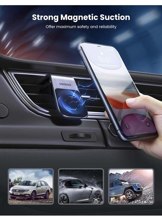 حامل موبايل مغناطيسي للسيارة Magnetic Car Phone Holder for Air Vent Phone Holder for iPhone 13 12 Pro 13 Pro Max Samsung S21 S20 S10 