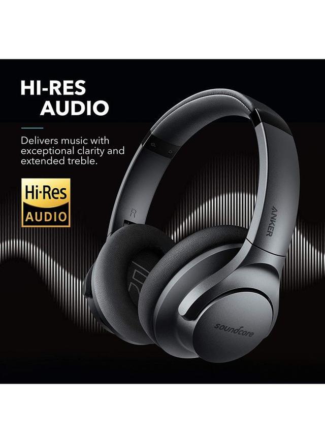 سماعات بلوتوث رأسية - أسود Wireless Over Ear Bluetooth Headphones Black - Life Q20 - Soundcore - SW1hZ2U6NTM5MjIx