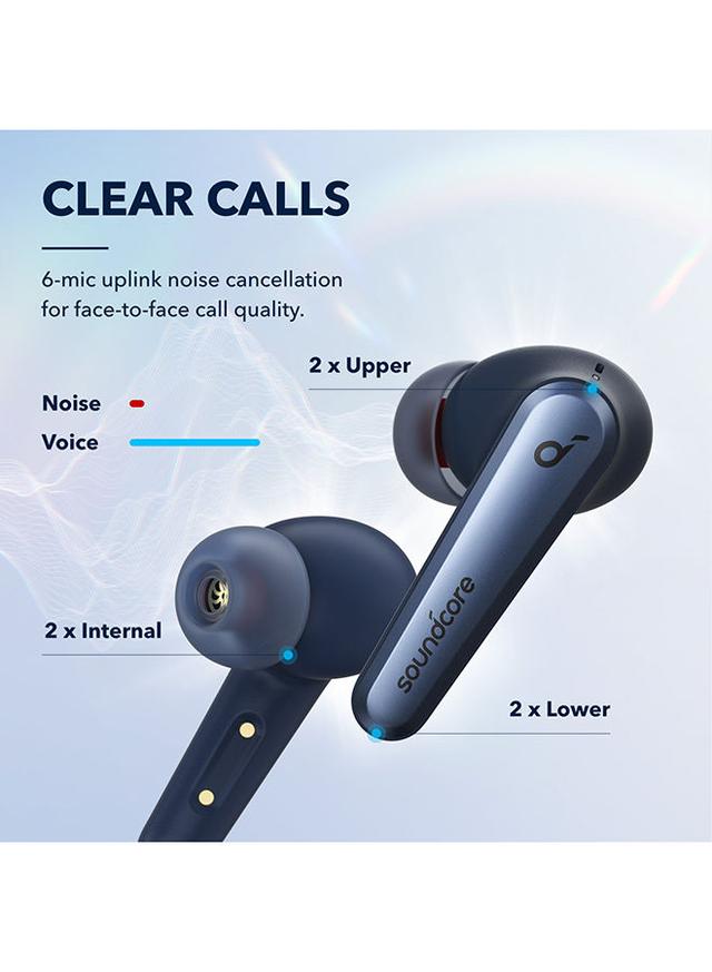 Soundcore Liberty Air 2 Pro True Wireless Earbuds, Targeted Active Noise Cancelling, PureNote Technology, 6 Mics for Calls, 26H Playtime, HearID Personalized EQ, Bluetooth 5, Wireless Charging Blue - SW1hZ2U6NTM5Mjgx