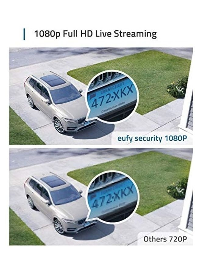 نظام كاميرات مراقبة منزلي - 180 يوم 1080P Wireless Home Security System with 180-Day Battery Life - T88311D1 - eufy