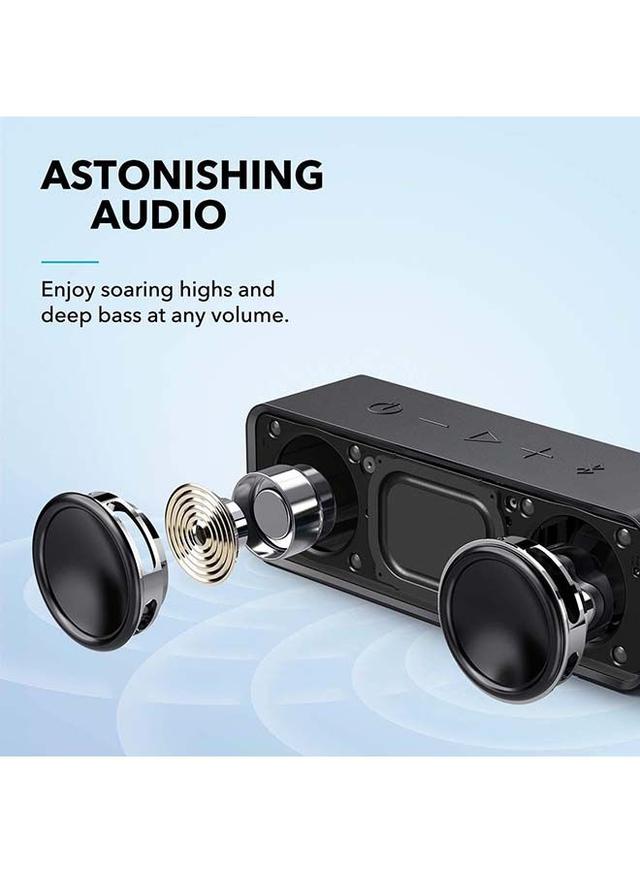 Soundcore Upgraded, Bluetooth Speaker with IPX5 Waterproof, Stereo Sound, 24H Playtime, Portable Wireless Speaker Black - SW1hZ2U6NTM4OTcy