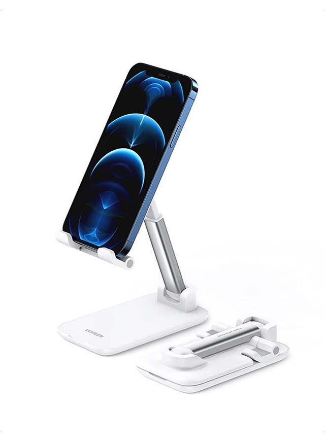 UGREEN Adjustable And Foldable Phone Stand Holder For iPhone White - SW1hZ2U6NTQ2NjAy