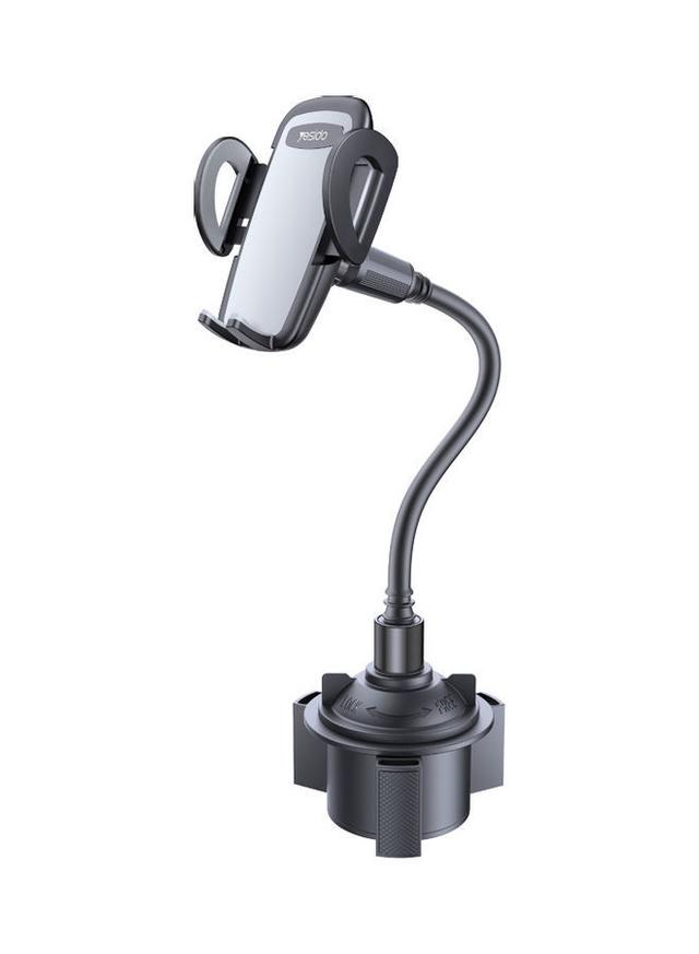 Yesido Long Leg Universal Mobile Holder For Car Cup Holder Black/Grey - SW1hZ2U6NTQzMTE3