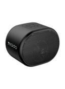 مكبر صوت لاسلكي صغير متعدد المنافذ أسود |  Yesido Mini Bluetooth Speaker Super Bass With Built In Aux - SW1hZ2U6NTQ1Mjc1