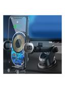Yesido Wireless Car Mounted 10W Phone Holder Charger Black - SW1hZ2U6NTQ1MjUw