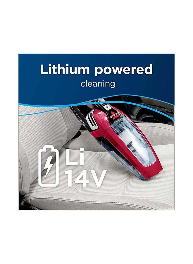 مكنسة كهربائية محمولة 0.65 لتر 80 واط Multiclean Cordless Handheld Vacuum Cleaner With Lithium-Ion Battery 2278K من BISSELL