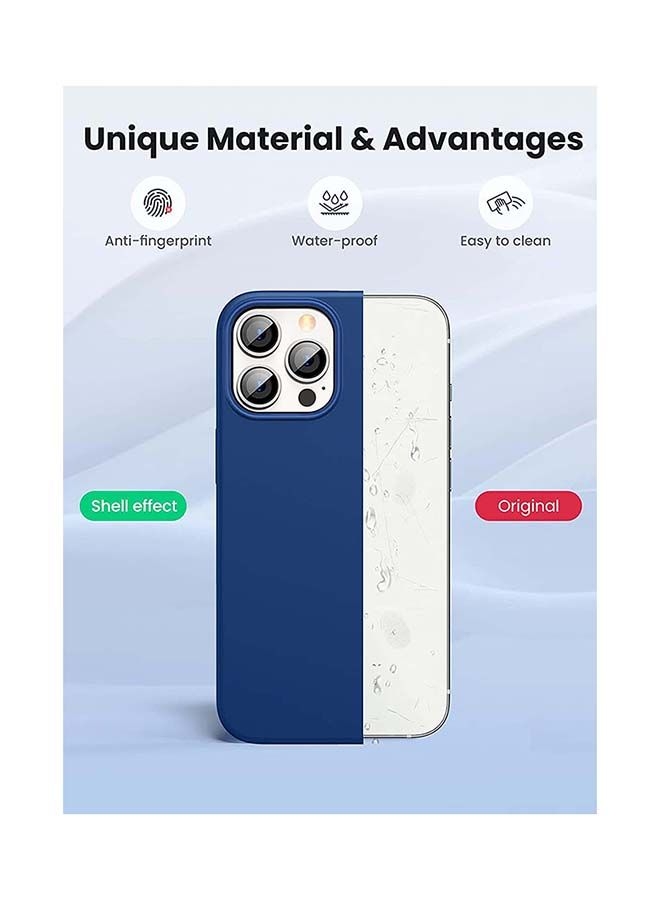 كفر ايفون ( 6.7" ) - ازرق UGREEN - Silicone Protective Case Compatible with iPhone 13 Pro Max