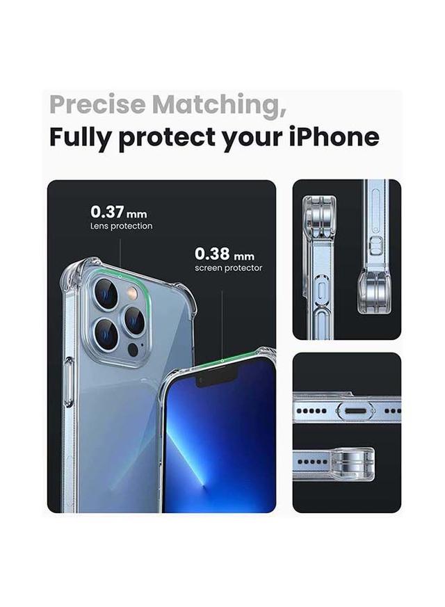 UGREEN Clear Case Compatible with iPhone 13 Pro Max Transparent Cover TPU Protective Case with 4 Corners Bumper Shockproof Soft Scratch-Resistant Anti-Drop Slim Thin Case for iPhone 13 Pro Max 6.7Inch Transparent - SW1hZ2U6NTQyOTI5