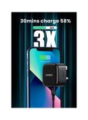 UGREEN PD 20W USB C Charger Set Fast Charging Wall Plug with Lightning Cable Compatible for New iPad 9 iPhone 13 Pro 13 Pro Max 13 13mini 12 Pro 11 Pro iPad Pro 2021 Black - SW1hZ2U6NTQ1NjMw