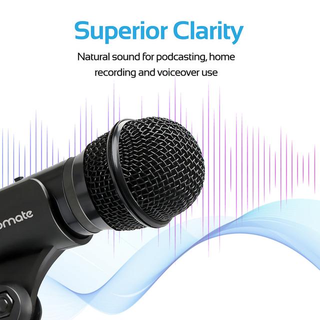 مايكروفون قيمنق  PROMATE Universal Digital Dynamic Vocal Microphone - SW1hZ2U6NTM2ODgx