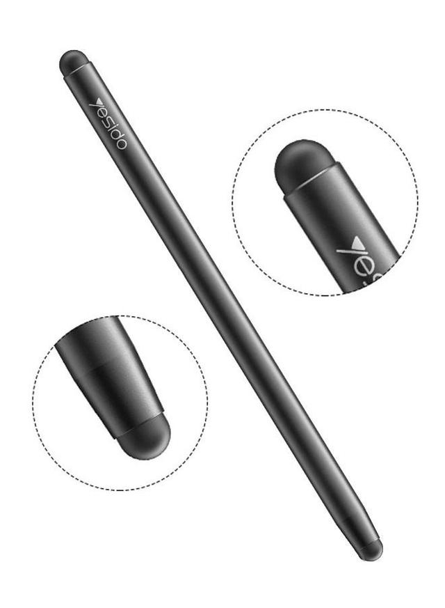قلم لمس للرسم عالي الدقة أسود | Capacitive Stylus Pen - SW1hZ2U6NTQ0ODk4