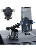Yesido Telescopic Car Dashboard Windshield Suction Phone Stand Gravity Holder - Black - SW1hZ2U6NTQ0MzE5