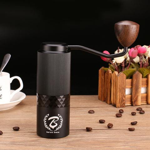 مطحنة قهوة يدوية فاخرة سعة 20 غرام أسود | Barista Space Premium Coffee Hand Grinder 2.0