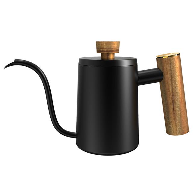ابريق تقطير القهوة بسعة 600 مل Coffee Kettle with Wooden Handle & Knob - DHPO - SW1hZ2U6NTcxNzAw