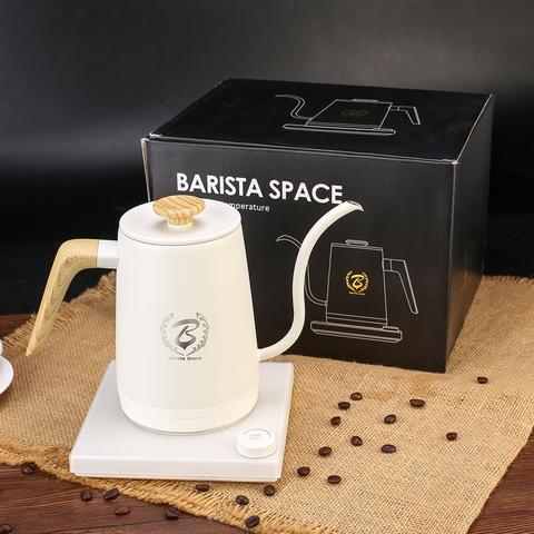 ابريق تقطير كهربائي 1350 وات 1 لتر أبيض | Barista Space - Smart Temperature Controlled Electric Coffee Kettl - SW1hZ2U6NTcwMDA5