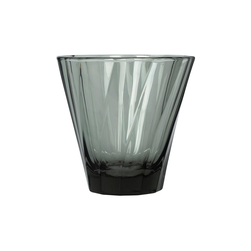 كوب قهوة (كوب كابوتشينو) 180 مل - زجاجي أسود  Loveramics Urban Glass Twisted Cappuccino - 1}
