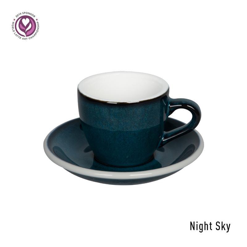 كوب قهوة 80 مل مع صحن – لون سماء الليل  Loveramics Egg Espresso Cup & Saucer