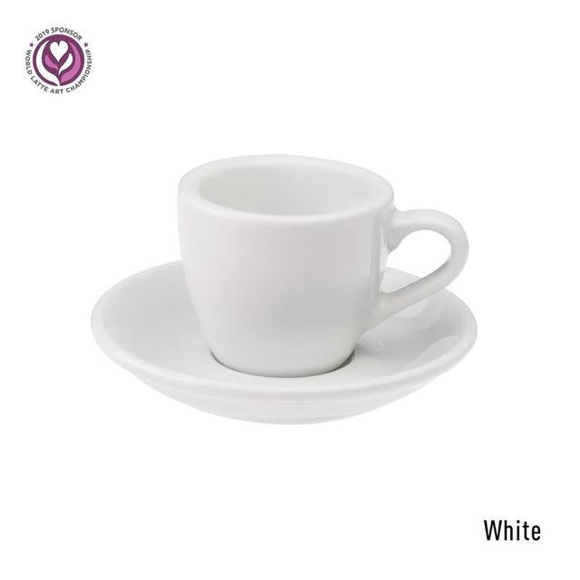 كوب قهوة 80 مل مع صحن – أبيض  Loveramics Egg Espresso Cup & Saucer - SW1hZ2U6NTc0MTQw