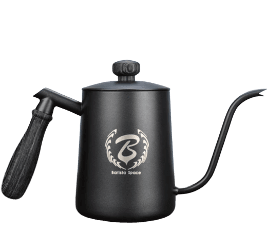 ابريق باريستا سبيس تقطير 600 مل أسود Barista Space Unique Spout Brewing Kettle