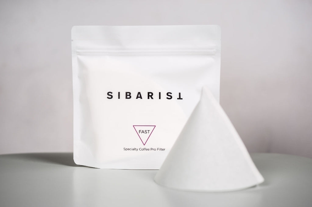 فلتر  قهوة لوعاء التقطير V60 أبيض Fast Specialty Coffee Filter - Sibarist
