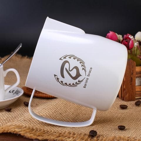 Barista Space Pitcher - Teflon White (350ml)