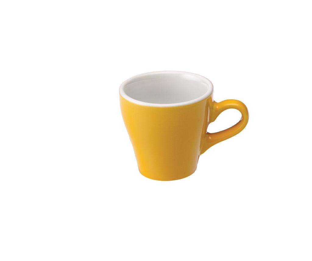 كوب قهوة 80 مل مع صحن – أصفر   Loveramics Tulip Espresso Cup + Saucer