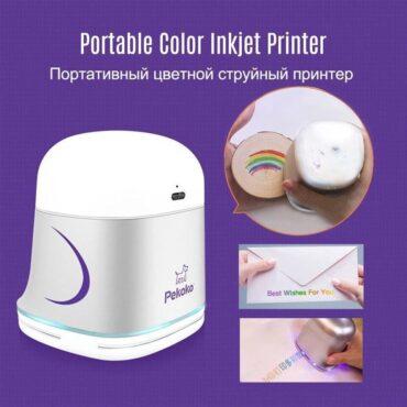 طابعة محمولة بالألوان Pekoko mini color photo mobile printer - 3}