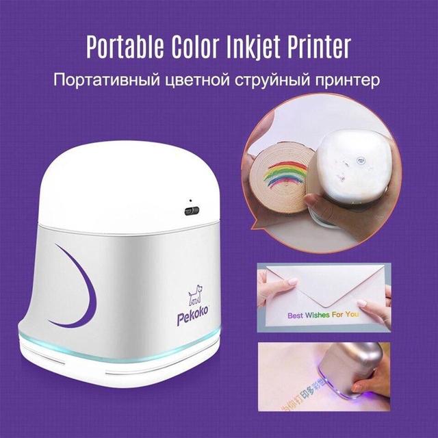 طابعة محمولة بالألوان Pekoko mini color photo mobile printer - SW1hZ2U6NTY2Nzgy