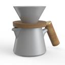 قمع قهوة V60 سيراميك 450 مل دي اتش بي او DHPO V60 Ceramic Pourover Coffee Brewer Set - SW1hZ2U6NTY4NTI1