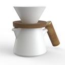 قمع قهوة V60 سيراميك 450 مل دي اتش بي او DHPO V60 Ceramic Pourover Coffee Brewer Set - SW1hZ2U6NTY4NTI3
