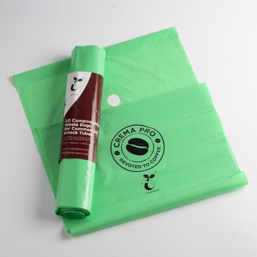 Crema Pro Commercial Knock Bin Compostable Waste Bags (Pack of 20) - SW1hZ2U6NTcyOTY3