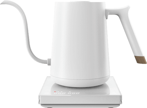 ابريق تقطير القهوة الكهربائي 800 مل أبيض تايم مور Timemore White 800ml Electric Pour Over Kettle