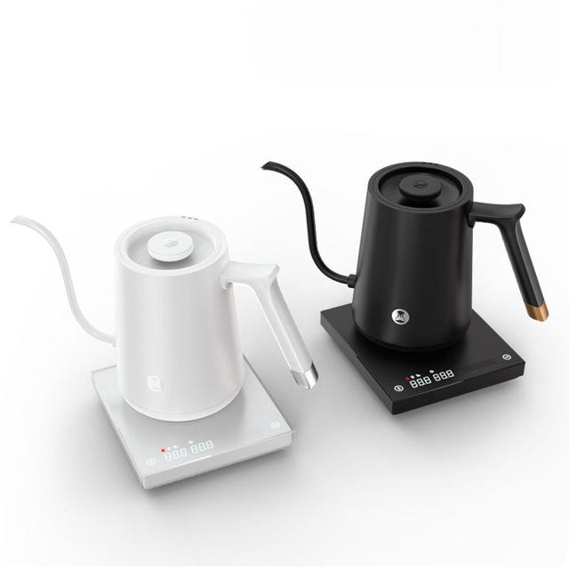 Timemore Fish Smart Electric Pour Over Kettle 800ml / White/ Thin Spout (Commercial Version) - SW1hZ2U6NTcwNTQ3
