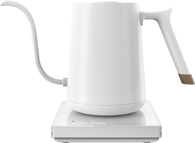 Timemore Fish Smart Electric Pour Over Kettle 800ml / White/ Thin Spout (Commercial Version) - SW1hZ2U6NTcwNTQ1