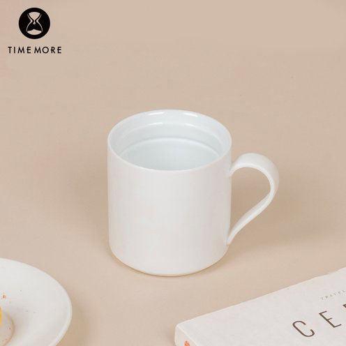 Timemore Ceramic Drip Cup 150ml - White - SW1hZ2U6NTcxNDk2