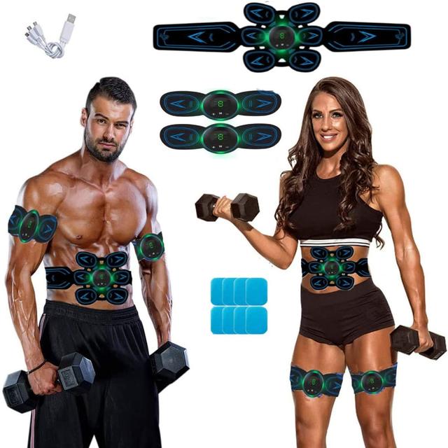 تونر ( محفز عضلات البطن ) Muscle Toner Abs Stimulating Belt Fitness Equipment - Coolbaby - SW1hZ2U6NTkzMjE0