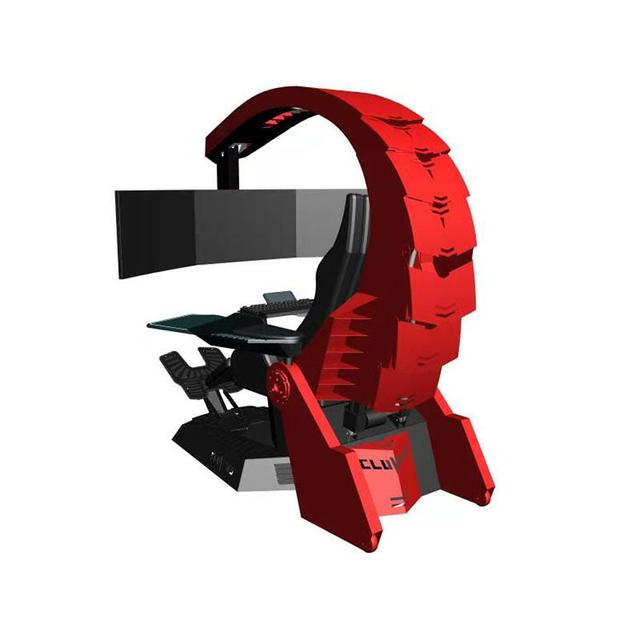 كرسي قيمنق احترافي تدعم ثلاث شاشات INGREM YXC6UNI Zero Gravity Recline PC Gamer Chair with Heat Massage Cockpit RGB Swivel Racing - COOLBABY - SW1hZ2U6NTg1MzA0